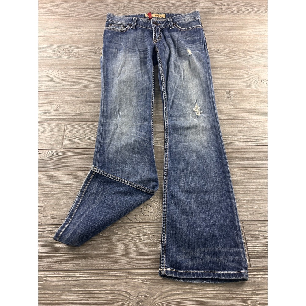 Buckle BKE Denim Stella Mid Rise Slim Fit Bootcut Light Wash Jeans Size 26x31.5